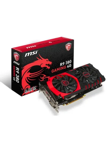 MSI Видеокарта Radeon R9 300 AMD RX 380 4 ГБ (R9 380 MSI 4gb GDDR5)