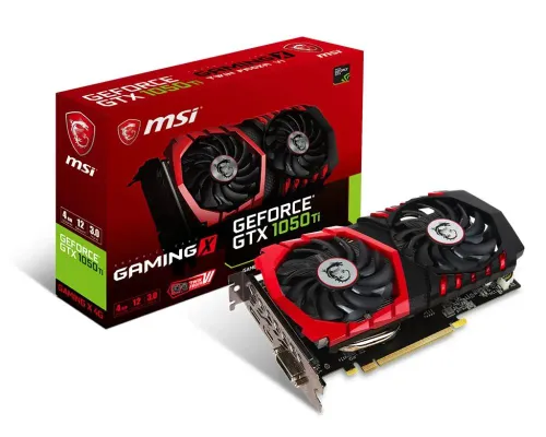 MSI Видеокарта GeForce GTX 1050 Ti GAMING X 4G (12 мес.) 4 ГБ (MSI GTX 1050 Ti GAMINGX 4G (12 мес.))