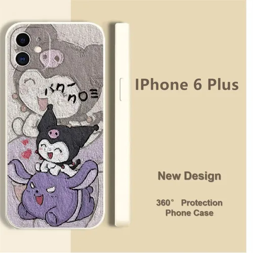 Original подходит для IPhone 6 Plus полностью закрытый силиконовый чехол для телефона цветной