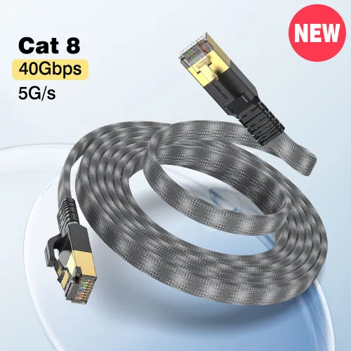 UGOURD Кабель для интернет-соединения, 2 м, черно-серый