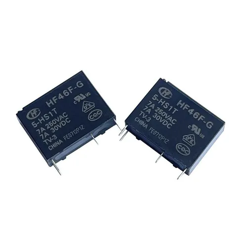 2pcs Реле мощности HF46F-G 5-HS1T 7А 4 контакта Размыкательный контакт (1 группа)