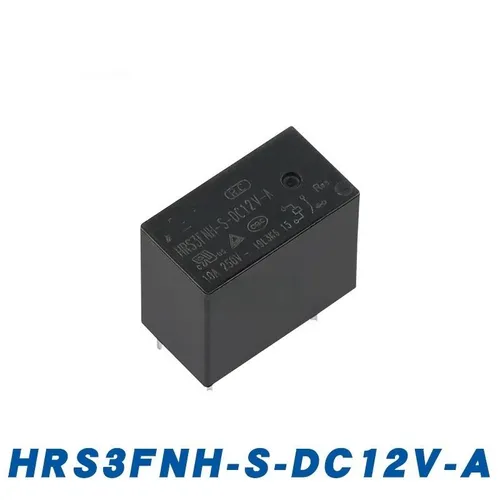 Силовое реле HRS3FNH-S-DC12V-A 10А 250VAC, 1НО, 4 контакта, для печатной платы