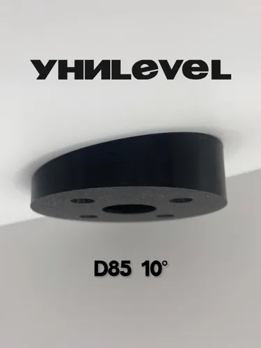 Накладка D85 мм, угол 10, черная, для установки светильников на наклонные/скошенные потолки УниLEVEL