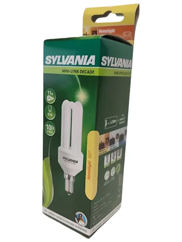 Sylvania MLX DECADE 10K T3 лампа компактная люминесцентная 11W 827 E14 -1 шт