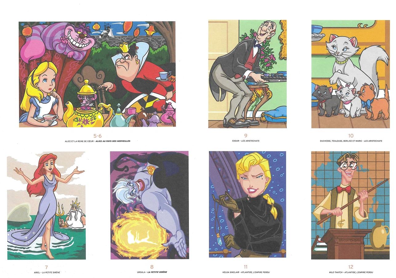Раскраска по номерам Coloriages mysteres Disney - Hros & Mchants, la battle, 128стр.