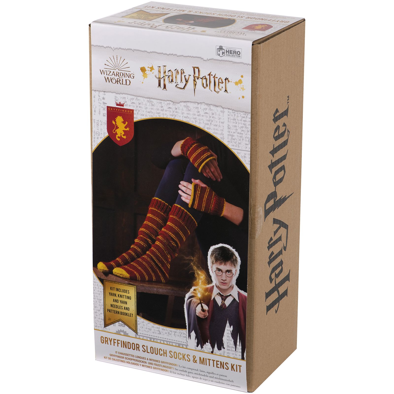 Иглмосс / Eaglemoss Hero Collector Гарри Поттер / Harry Potter набор для вязания носков и варежек Гриффиндор