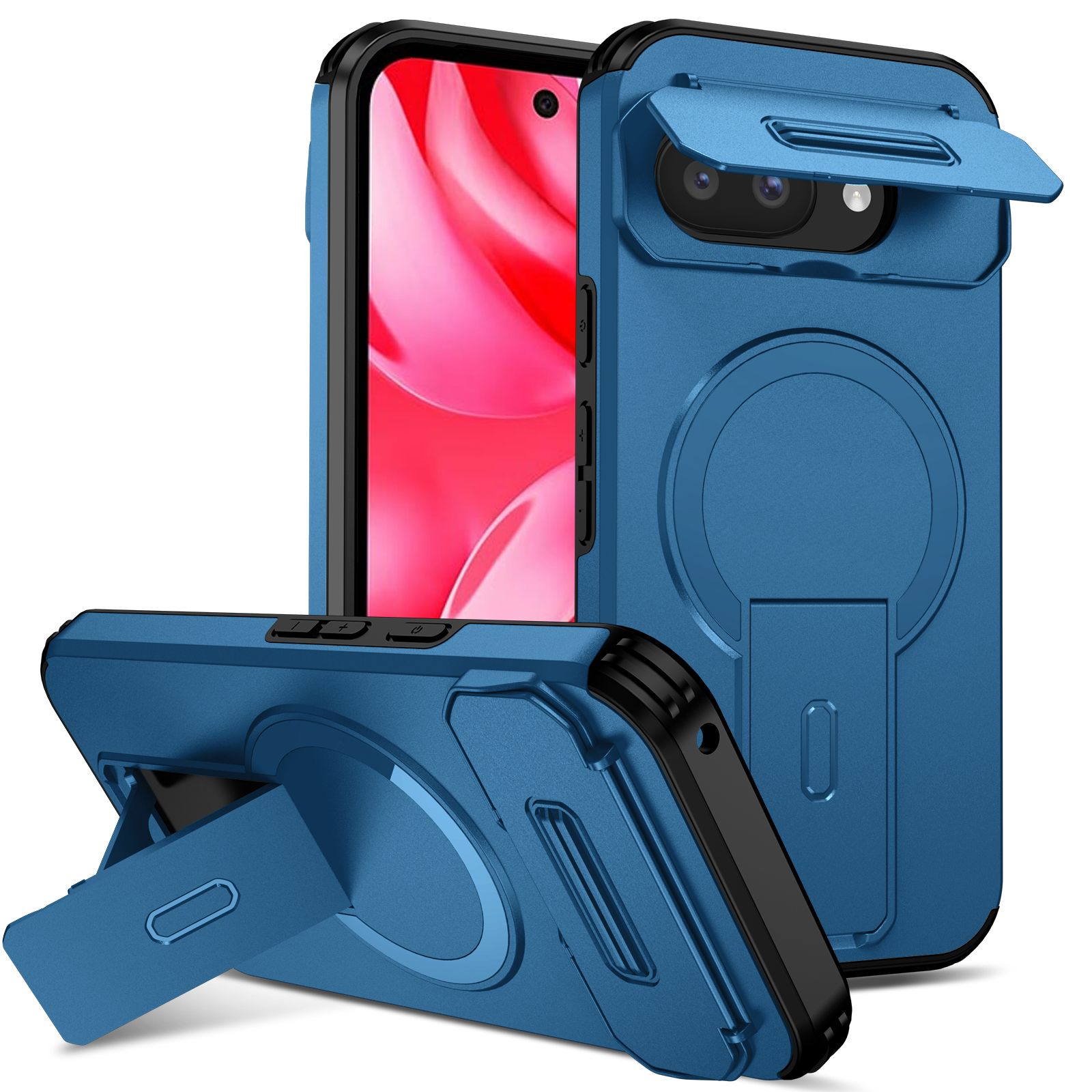 智能手机壳 用于 Google Pixel 9A, 塑料 , 蓝色