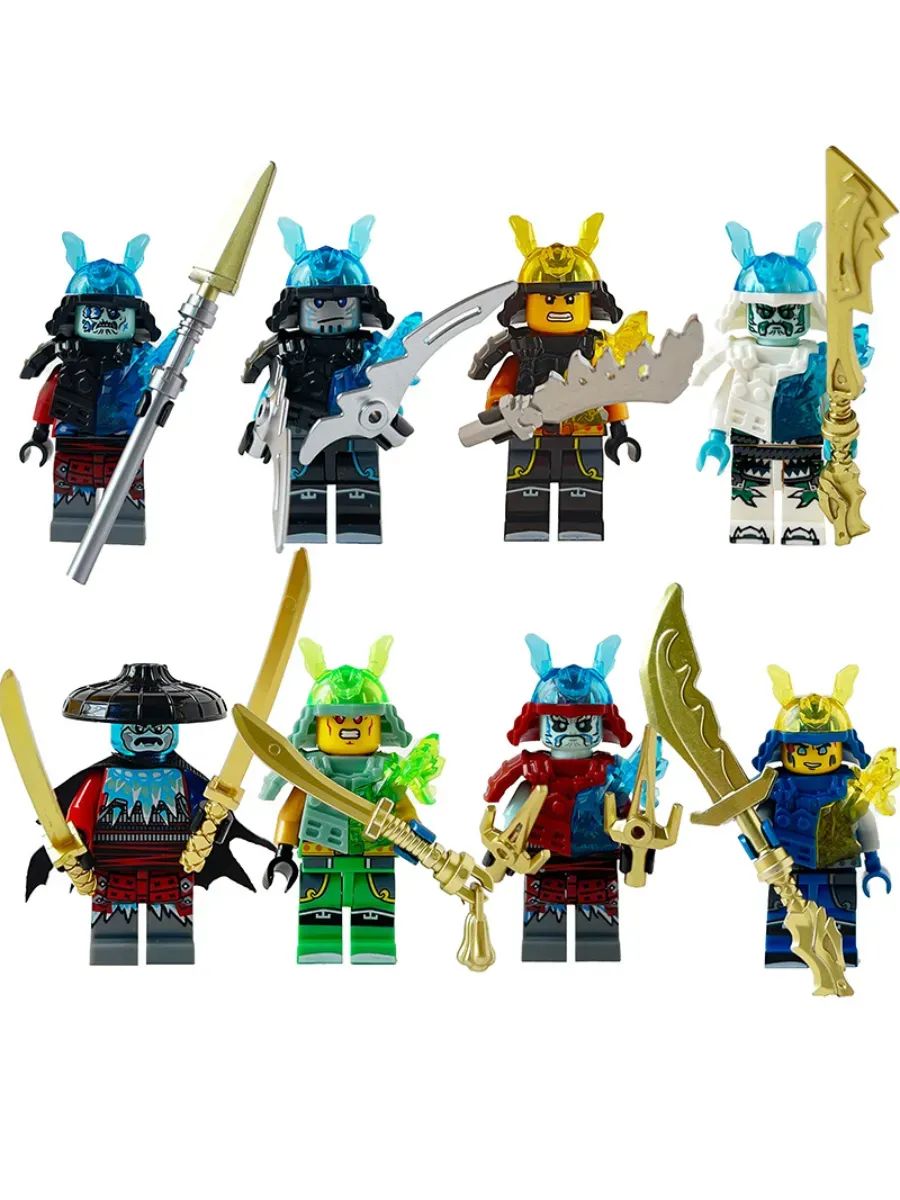 Фигурка Набор из 8 фигурок / Ниндзяго / Минифигурка Ninjago