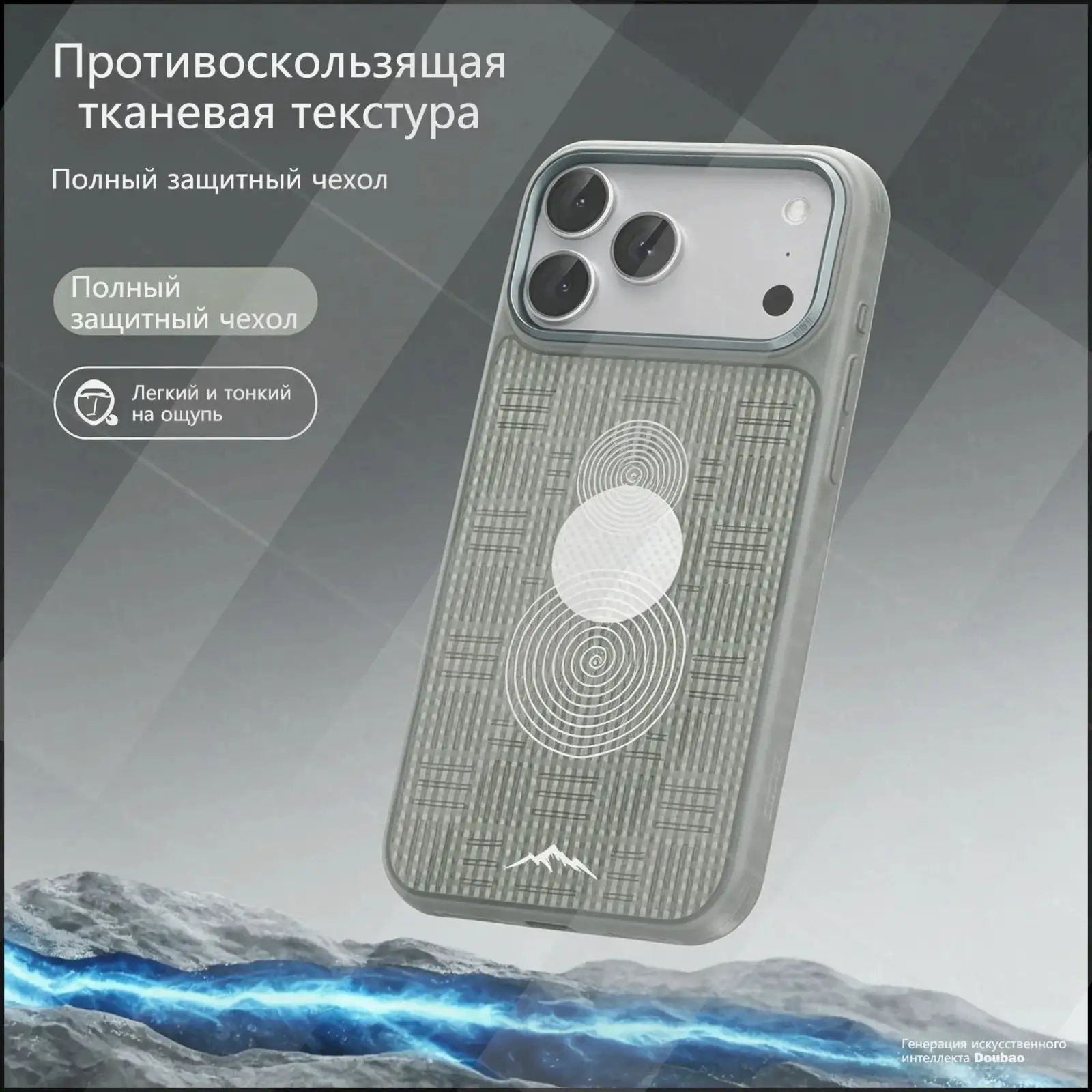智能手机壳 用于 Apple iPhone 17 Pro Max, 塑料 , 棕红色