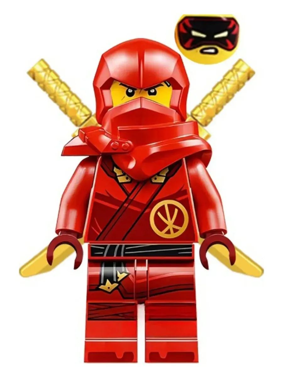 Фигурка Кай с мечами / Ниндзяго / Минифигурка Ninjago
