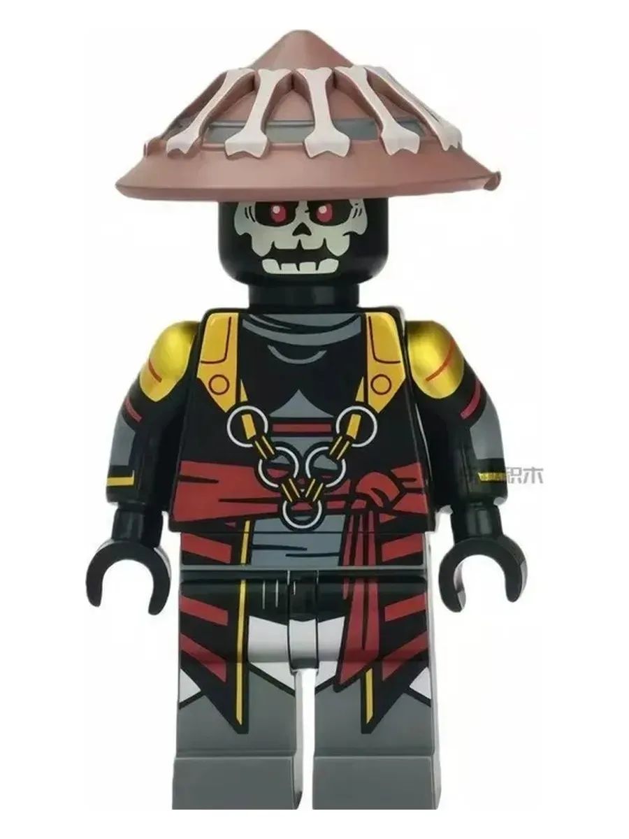 Фигурка скелета-воина в шляпе из костей / Ниндзяго / Минифигурка Ninjago