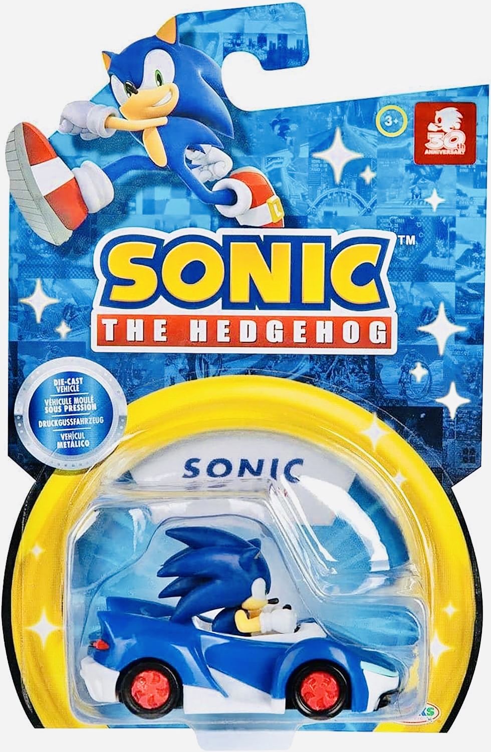 Sonic The Hedgehog Speed Star Action Figure 2,5-дюймовая классическая коллекционная игрушка Соник