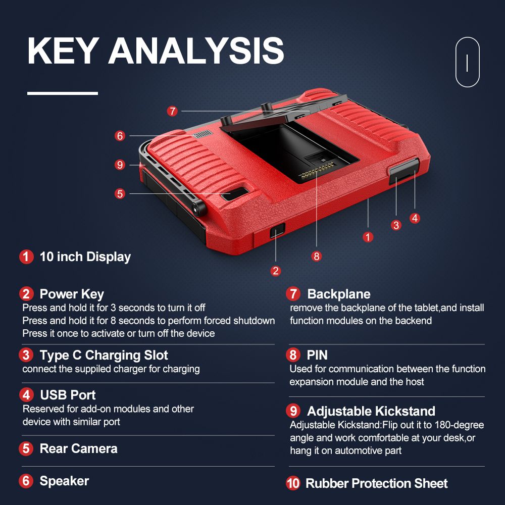 Автосканер Ancel DS700 - купить по выгодной цене в интернет-магазине OZON  (1510641254)