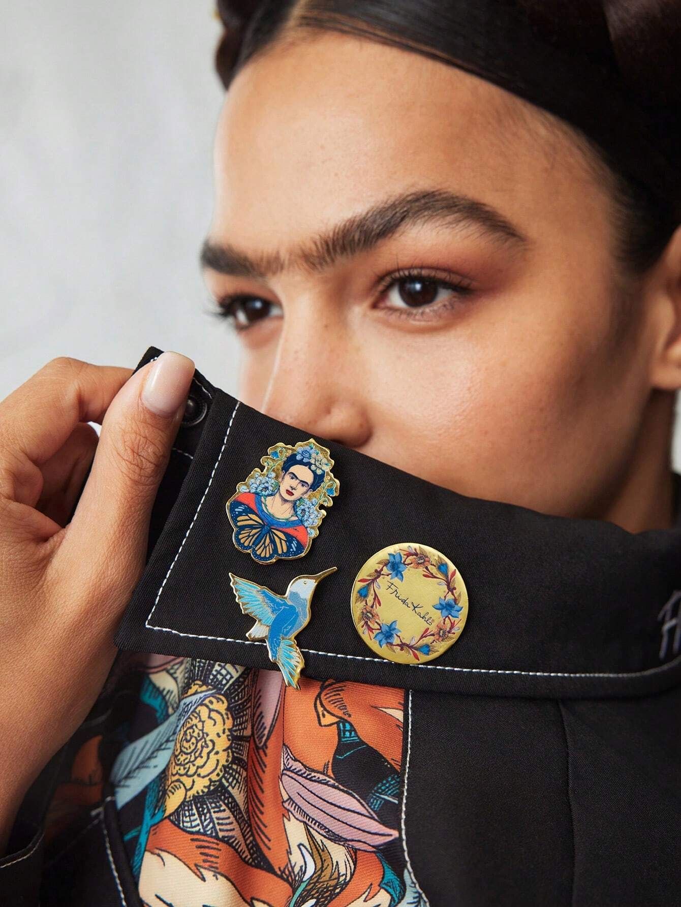 Набор Брошей и Значков Frida Kahlo Фрида Кахло - 3 шт.