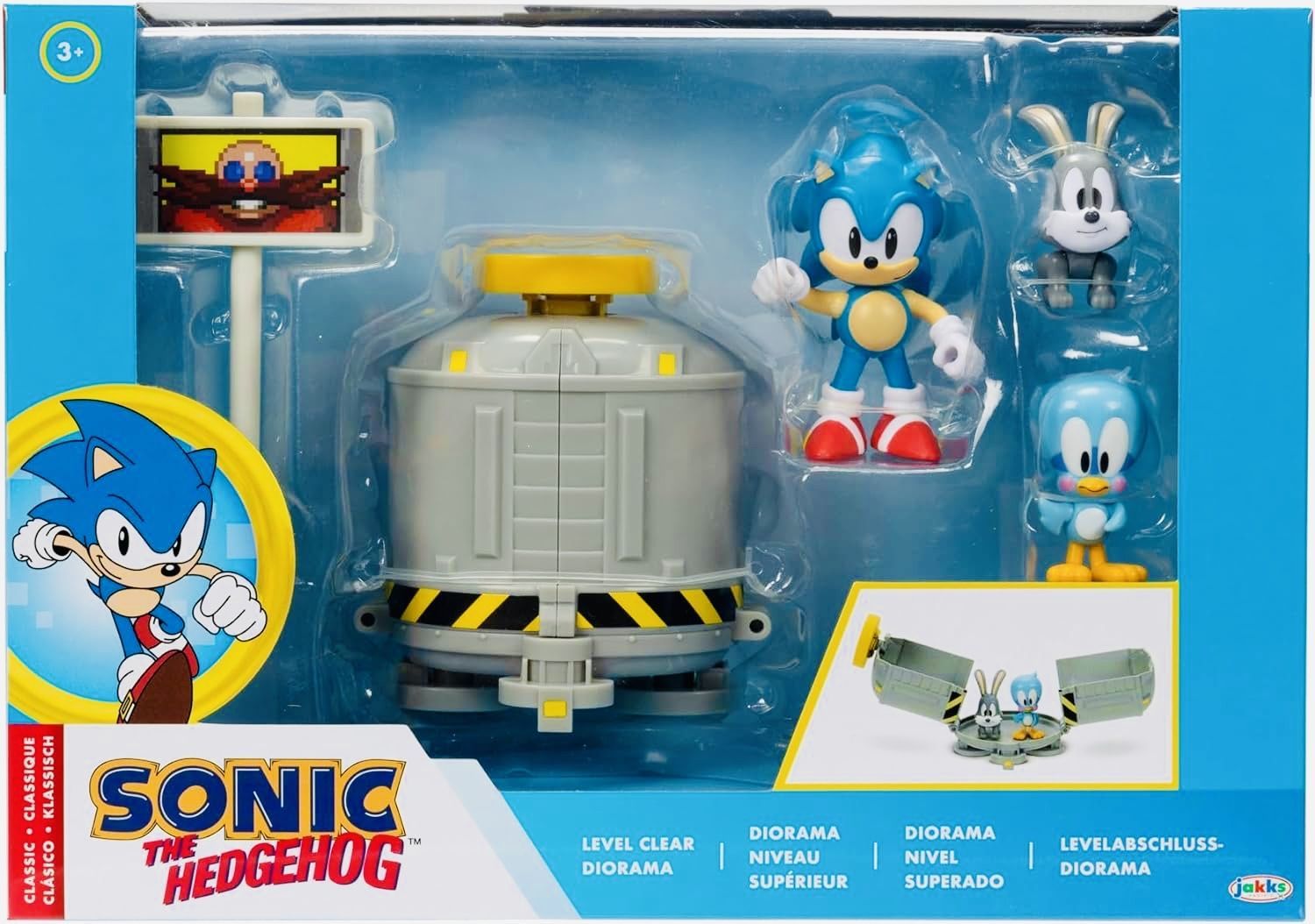 Sonic The Hedgehog / Соник Уровень Пройден Диорама с Sonic, Флики и Поки