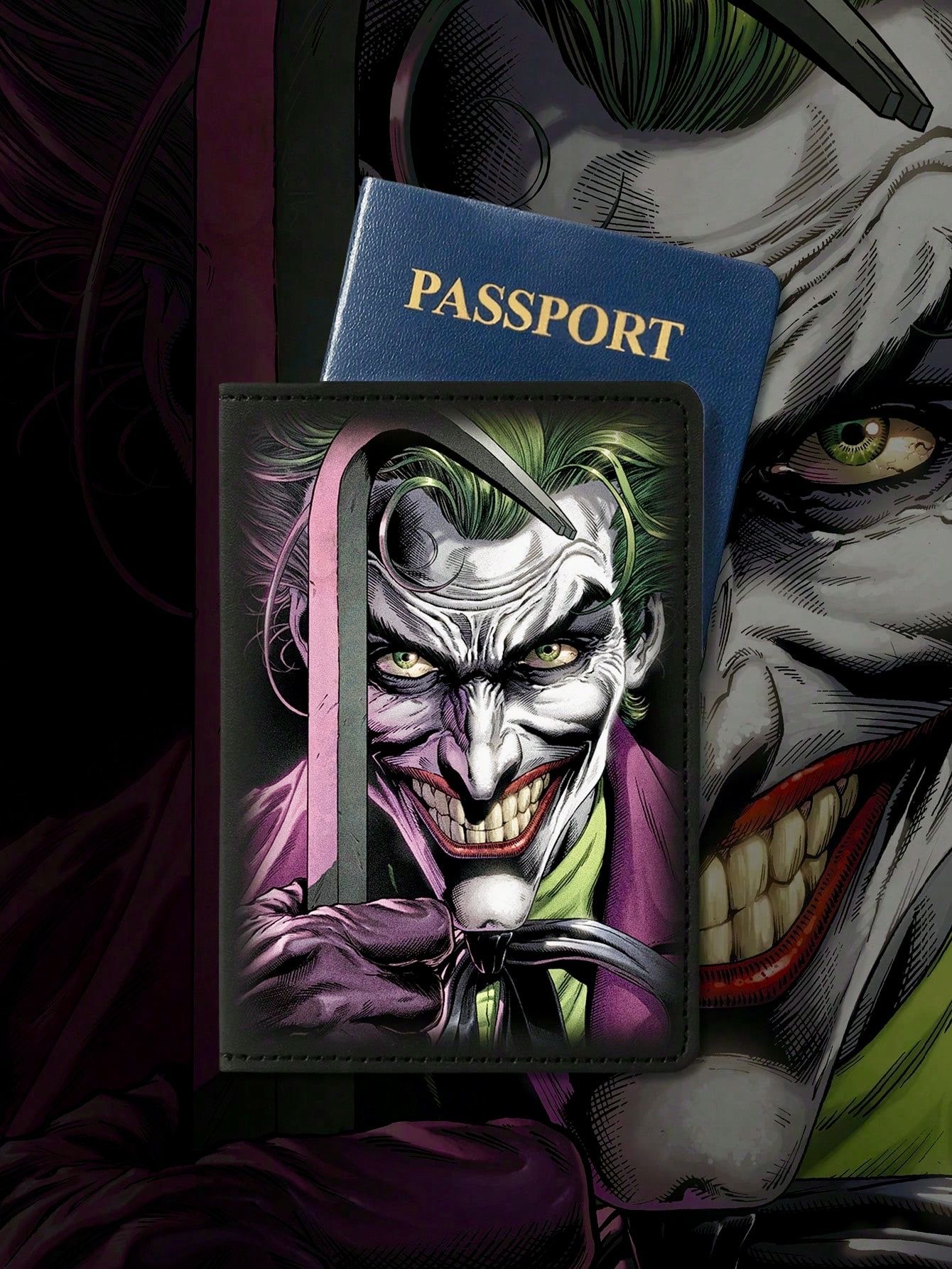 Джокер и Харли Квинн Обложка для паспорта Джокер , DC Comics