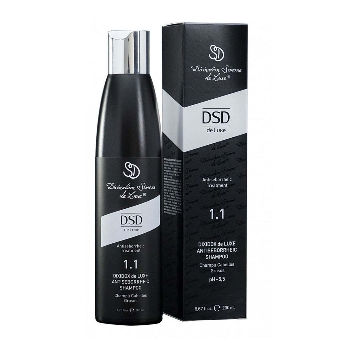 DsD de Luxe - 1.1 Dixidox de Luxe antiseborrheic shampoo Антисеборейный шампунь 200 мл купить