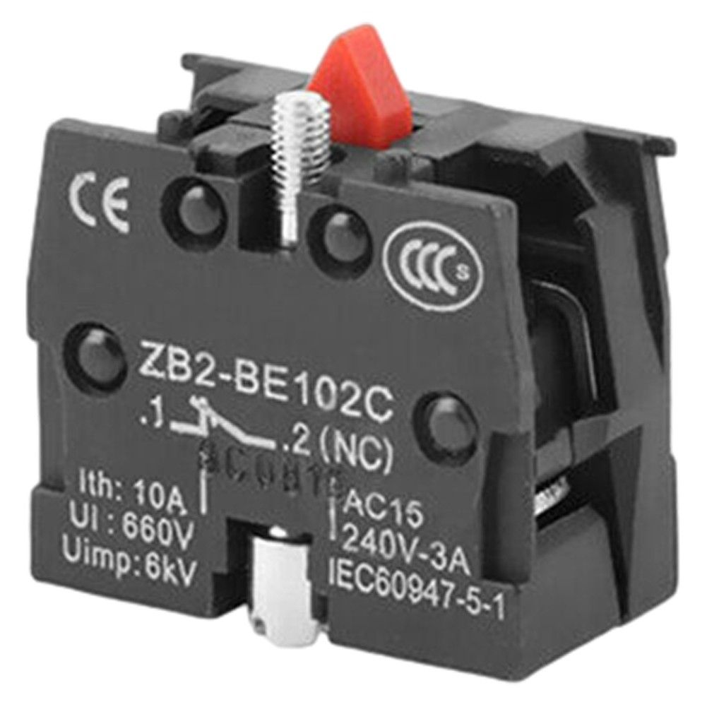 5X 10 A 600V ZB2-BE101C/BE102C Schließer Öffner Druckknopf Joystick-Schalter