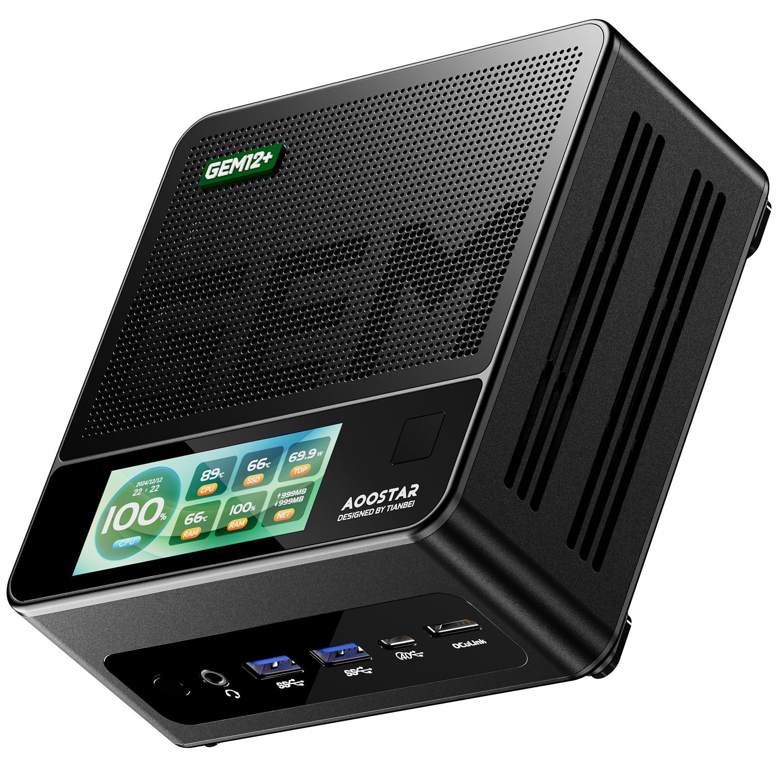 AOOSTAR Мини-ПК Мини-ПК AOOSTAR GEM12+ PRO R7 PRO 8845HS​ (AMD