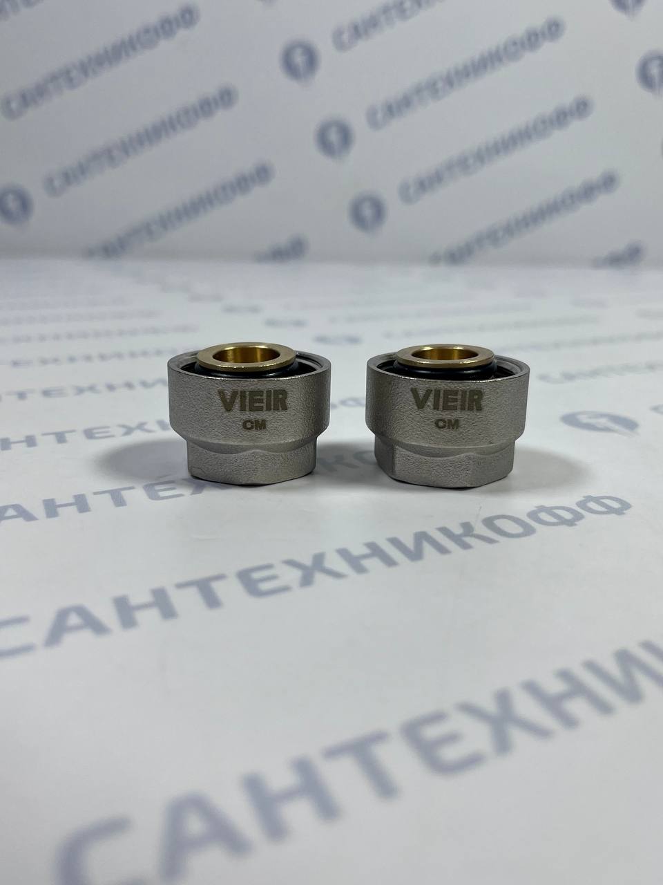 Евроконус2шт.16(2,0)х3/4"VIEIRдляпластиковыхиметаллопластиковыхтруб,латунь(VR110-16)