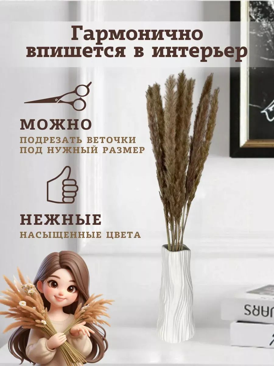 Кортадерия натуральный