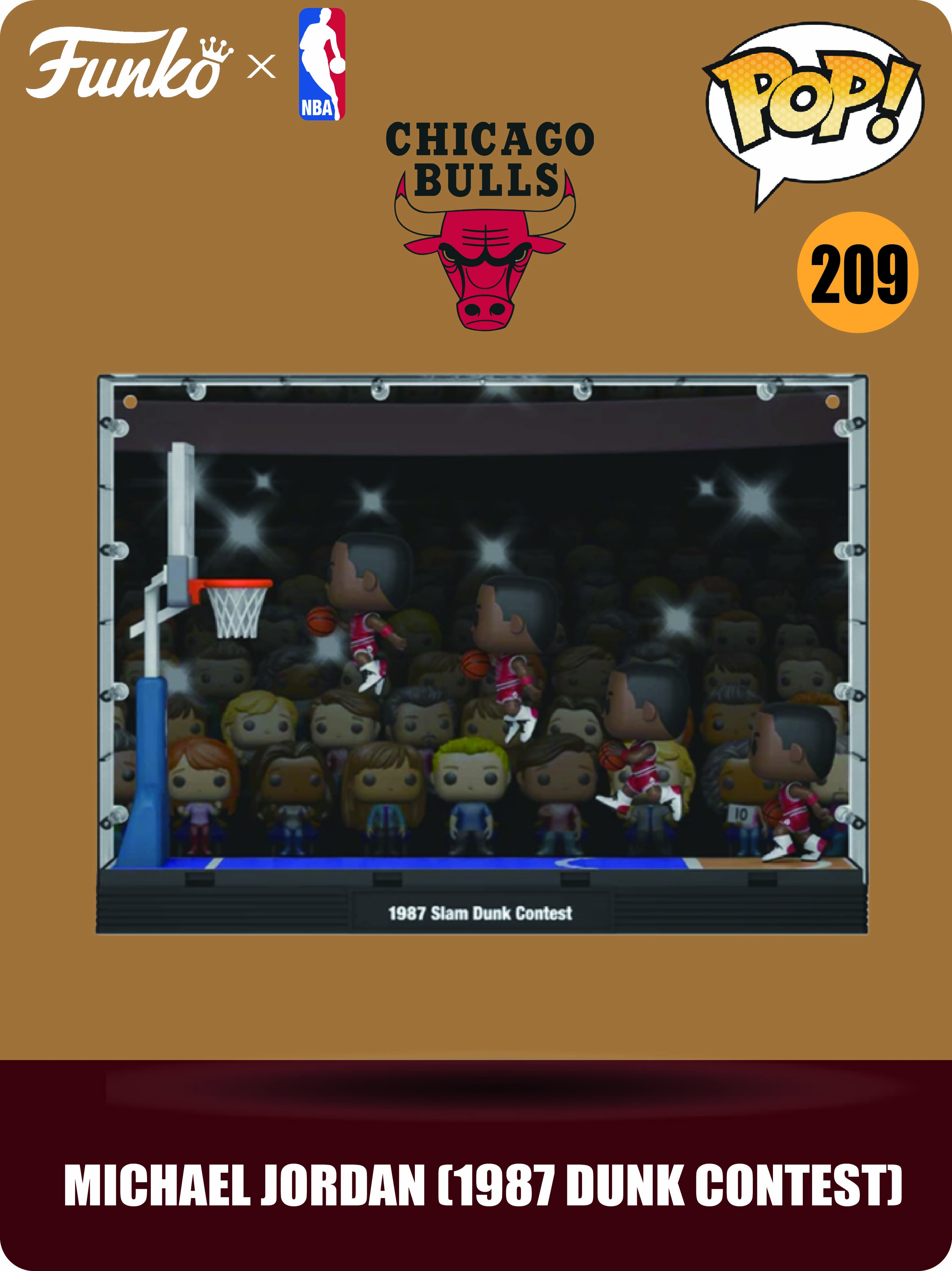Фигурка Funko POP! NBA Moment:Michael Jordan (1987 Dunk Contest