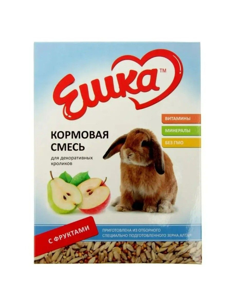 Ешка Кормовая смесь с фруктами для декоративных кроликов, 450 гр #1