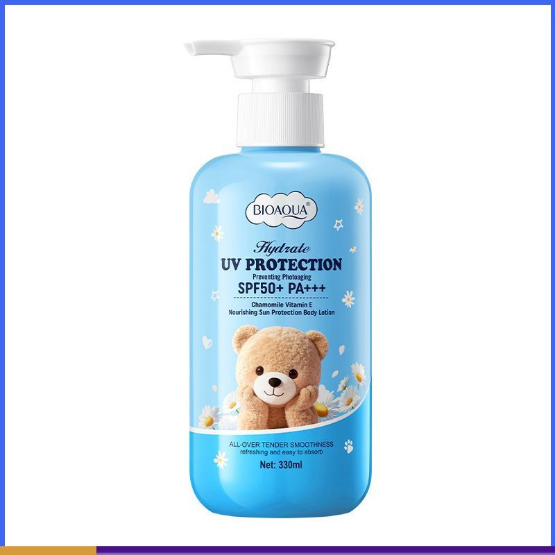 Лосьон для тела BIOAOUA с ромашкой и витамином E, SPF50+, 330 мл #1