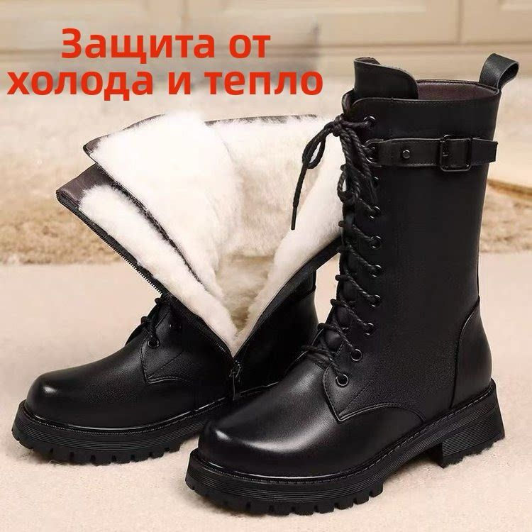 Ботинки в байкерском стиле #1