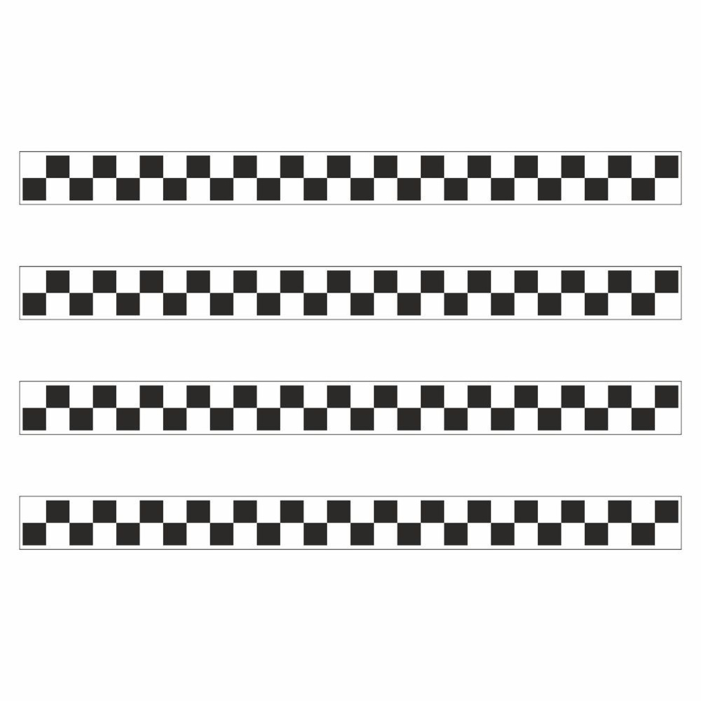 молдинг "Шашечки-такси" 1000х80х1 мм, комплект 4 шт. - купить по ...