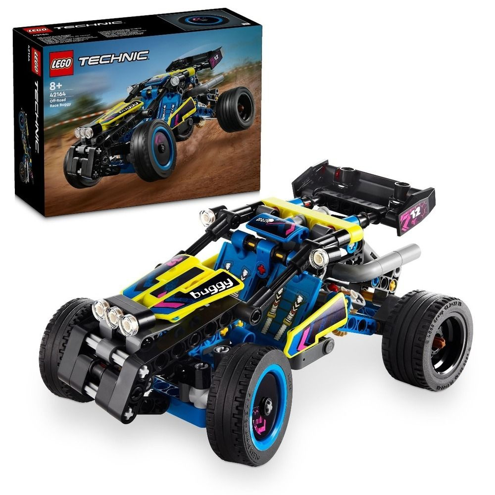 42164 Пластиковый Конструктор LEGO Technic 42164 Off-Road Race Buggy Багги  для гонок по бездорожью/ 219 деталей/ 8+ - купить с доставкой по выгодным  ценам в интернет-магазине OZON (1413877568)