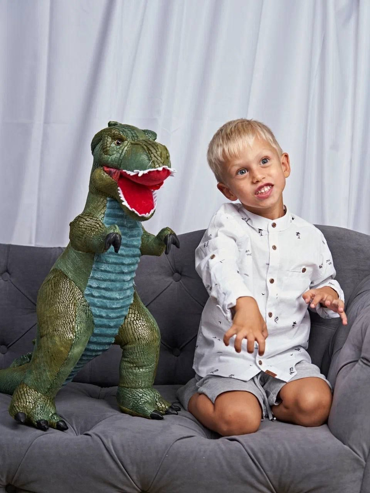 Динозавр ТиРекс 70 см. Мягкая игрушка. - купить с доставкой по выгодным ...