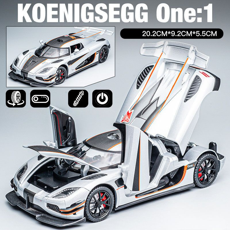 Масштабная модель Koenigsegg one1 / Масштаб 1:24 - купить с доставкой ...
