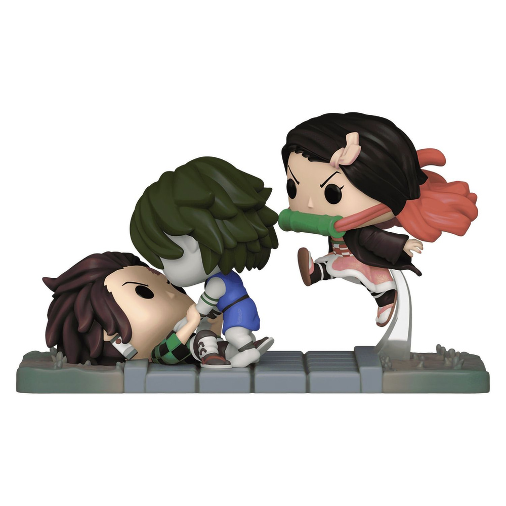 Фигурка Funko POP! Moment Demon Slayer Tanjiro & Nezuko vs. Temple Demon  (Exc) (1419) 73984 - купить по выгодной цене в интернет-магазине OZON  (1413688062)