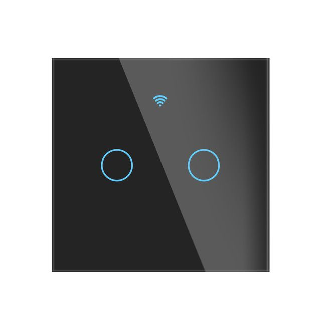 Умный сенсорный выключатель двухклавишный / умный выключатель с Алисой ...