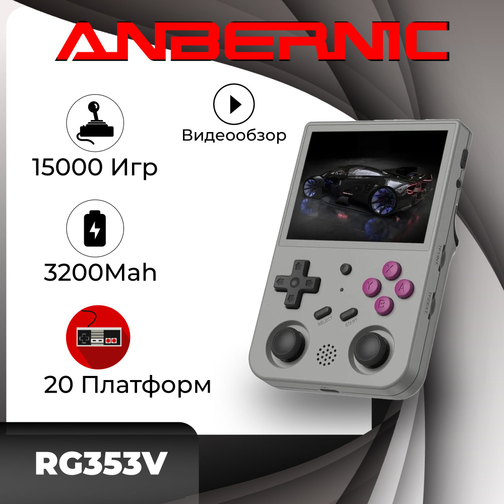 Игровая приставка Anbernic RG353V 64Gb Gray (Новая) - купить с ...