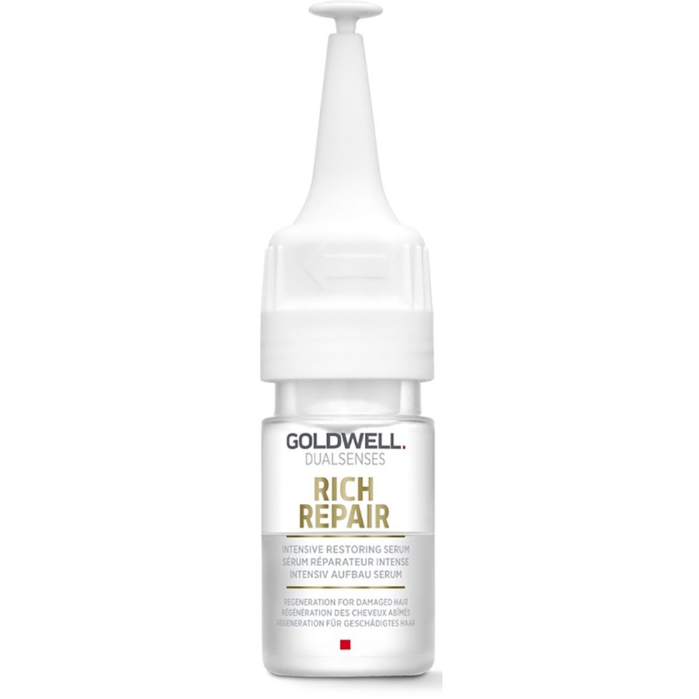 Goldwell Dualsenses Rich Repair - Интенсивная восстанавливающая сыворотка для поврежденных волос 18 мл #1