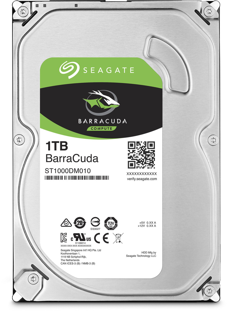 Seagate 1 ТБ Внутренний жесткий диск (ST1000DM010-FR)  #1