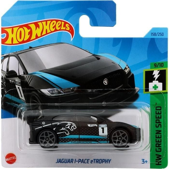 Машинка Hot Wheels Базовой коллекции Jaguar i-Pace eTrophy 158/250 (5785 HKH60) mainline 2023  #1