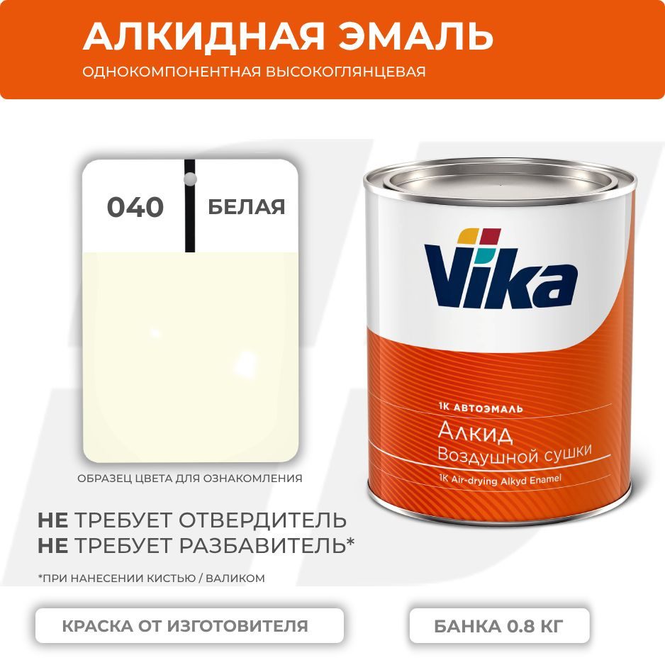 Краска автомобильная Vika по низкой цене с доставкой в интернет-магазине  OZON (169393441)