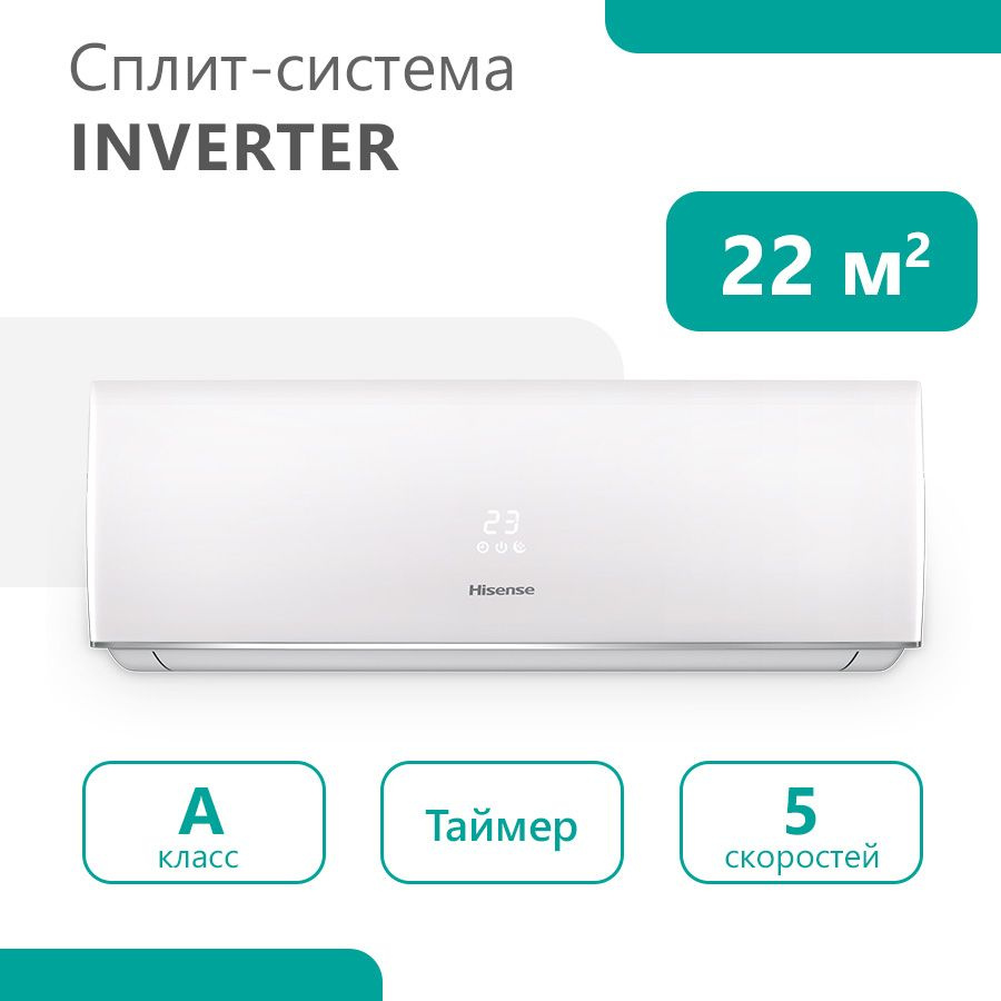 Настенная сплит-система / комплект / кондиционер HISENSE серии SMART DC  Inverter AS-07UW4RYDDB00 - купить по доступным ценам в интернет-магазине  OZON (1437893552)