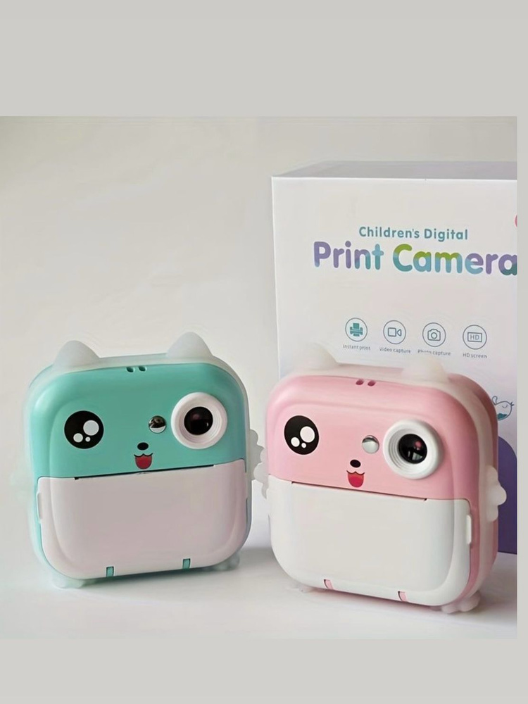 Детский фотоаппарат с моментальной печатью, отличный подарок для ваших детей  #1