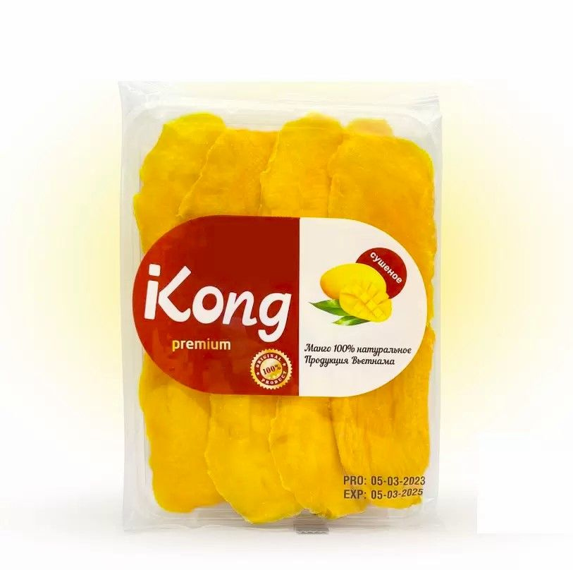Манго сушеный без сахара 1 кг / манго сушеное Kong/ сухофрукты без сахара, полезный перекус  #1