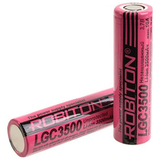 Аккумулятор Robiton 18650 3500 mAh 10A (Lg Li-ion) - купить с доставкой ...