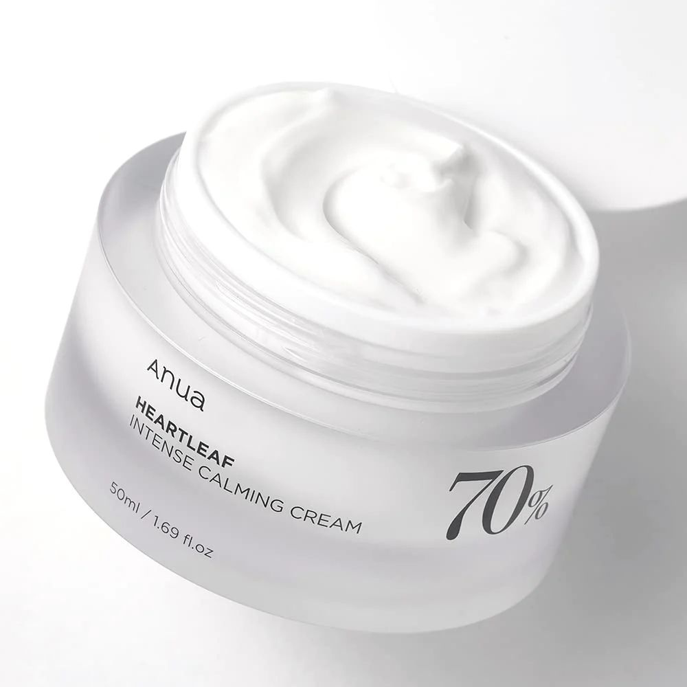 Успокаивающий крем для лица ANUA Heartleaf 70% Intense Calming Cream ...