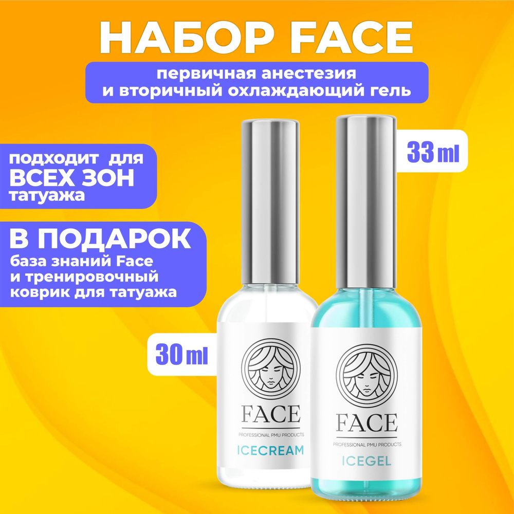 Набор FACE Охлаждающий гель для первичного и вторичного охлаждения ...