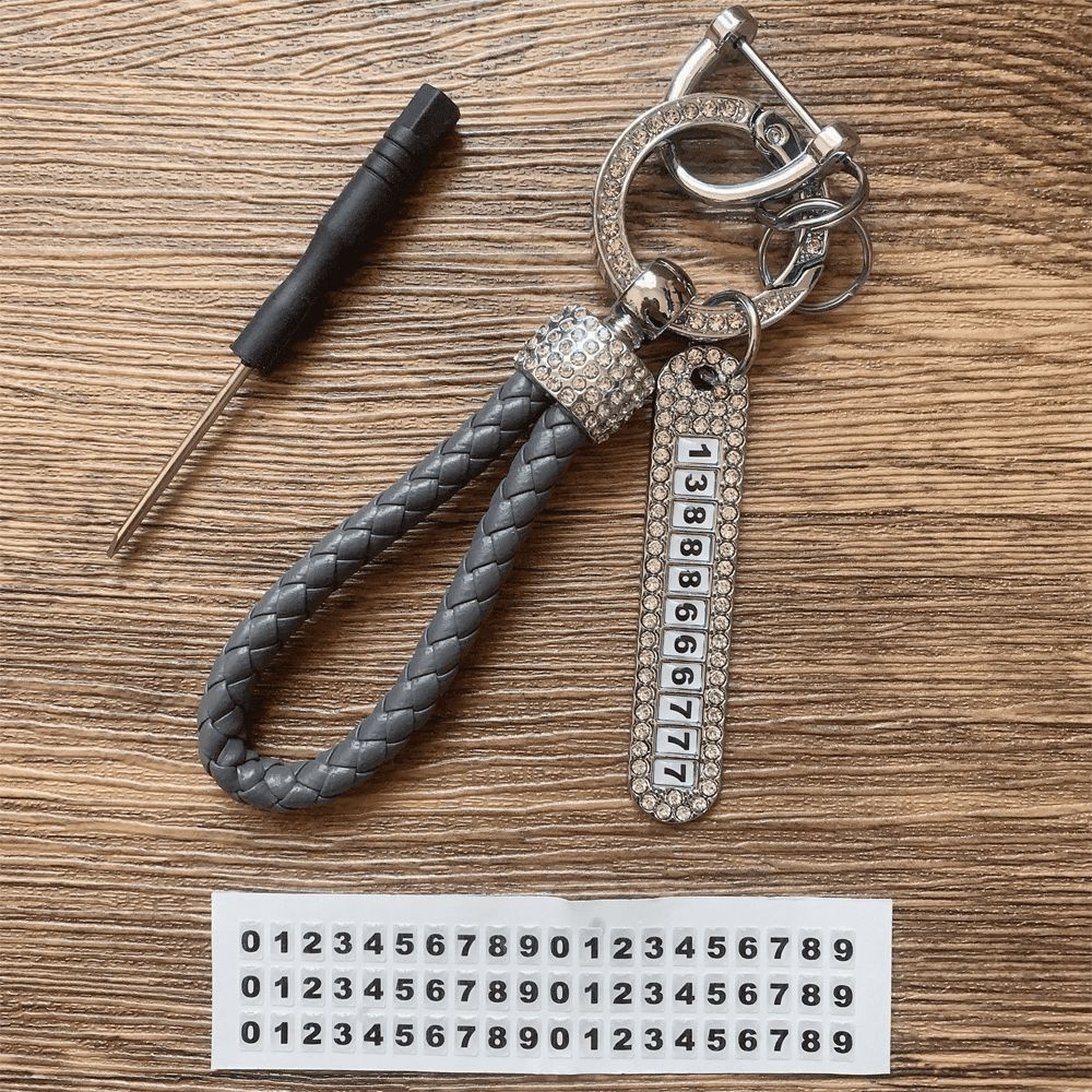 Keychains Голлум Silver Diamond Braided Rope Series,grey - купить с ...