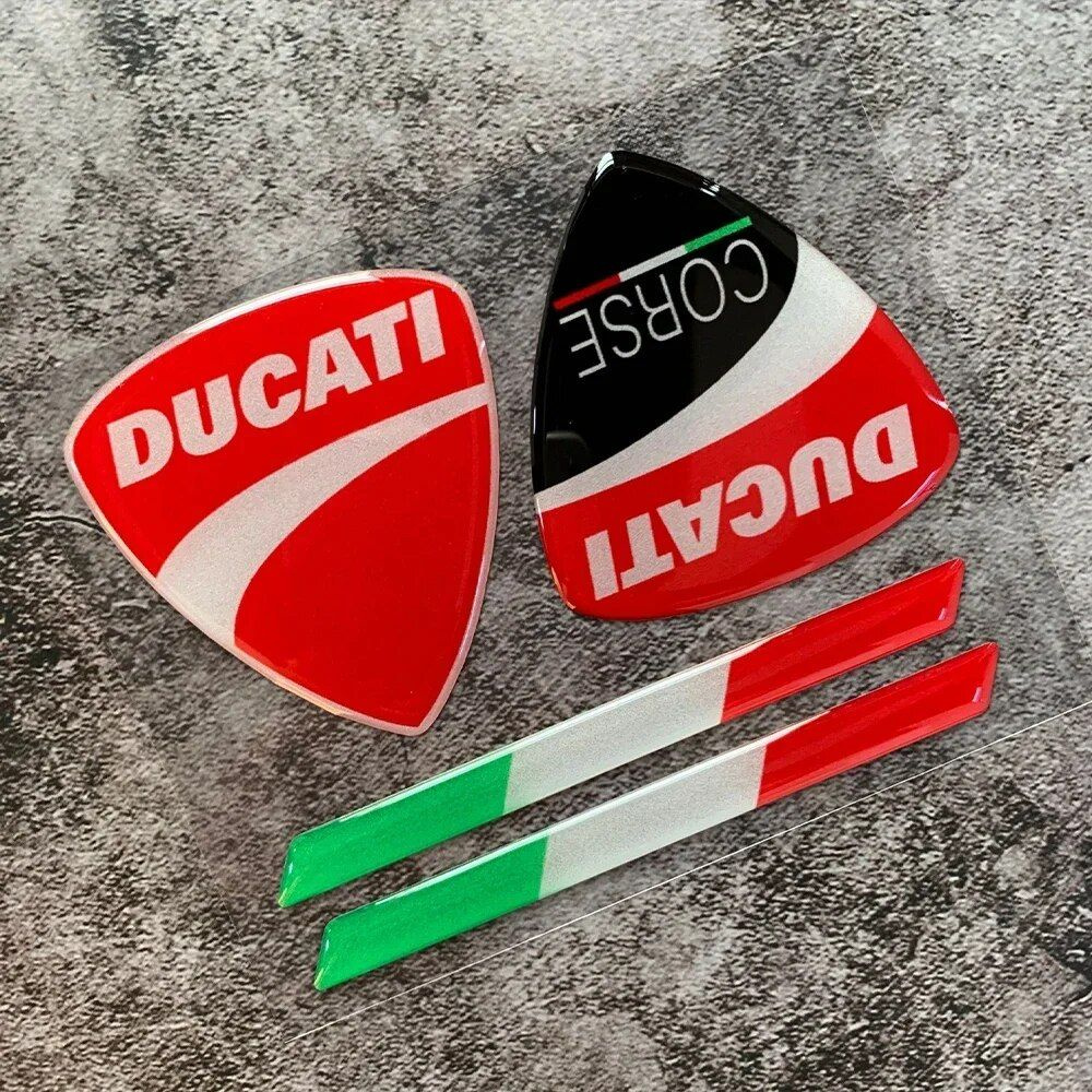 3D смола итальянский флаг логотип, светоотражающие наклейки для ...