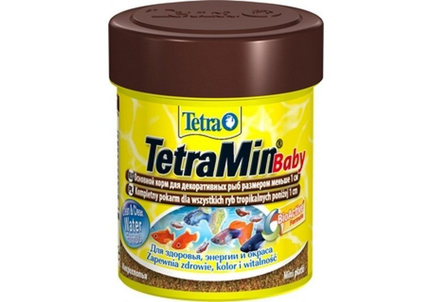 Tetra Min Baby / Корм Тетра для мальков до 1 см мелкая крупа, 66 мл ...