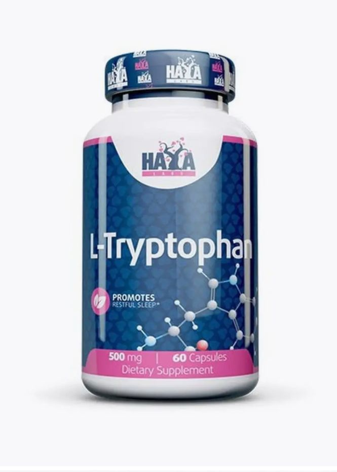 Haya Labs L - Tryptophan. Триптофан. 500 Mg. 60 капс. #1